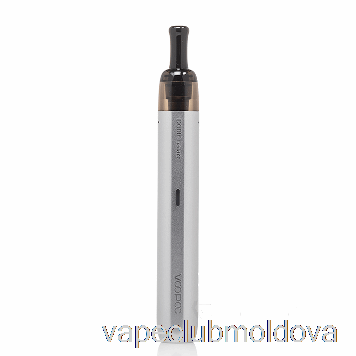 Kit Vape Pod Voopoo Doric Galaxy Pen Argintiu și Alb